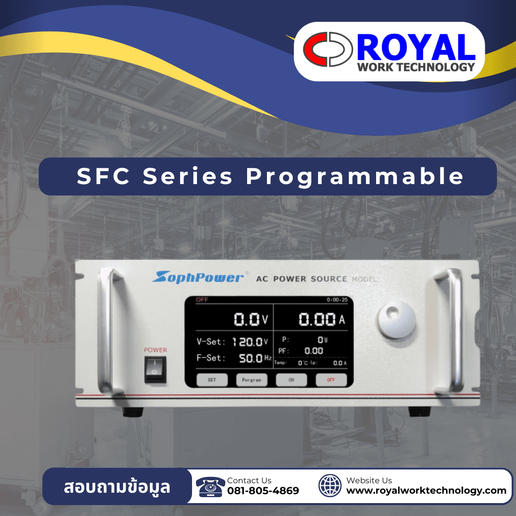 SFC-105 500VA / SFC-1130 30kVA Programmable AC Power Supply Sophpower