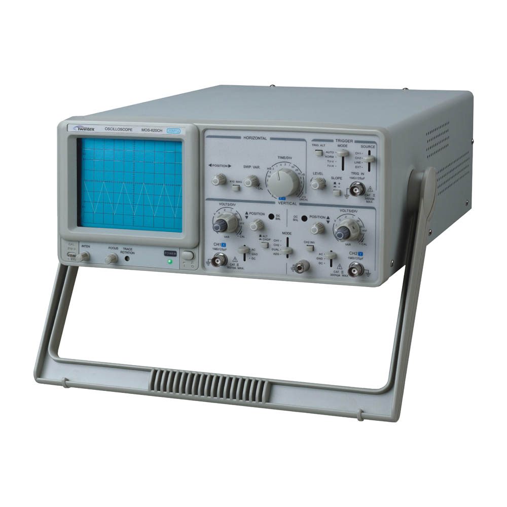 TOS-2100C Dual Trace CRT Cursor Readout Analog Oscilloscope 100MHz with Delayed Sweep Auto Time Base