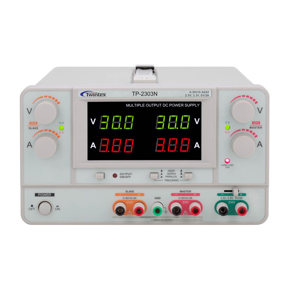 TP-2000N Series Laboratory Multi Output Linear DC Power Supply 30V 3A, 30V 5A and 50V 3A