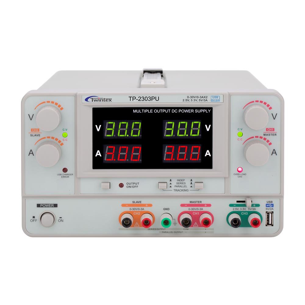 TP-2000PU Series Laboratory Multi-output Linear DC Power Supply with USB 5V 2A